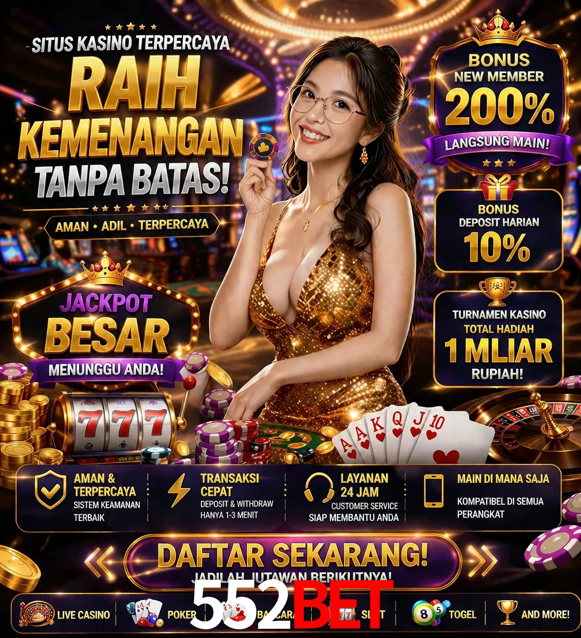Roleta e blackjack 552bet